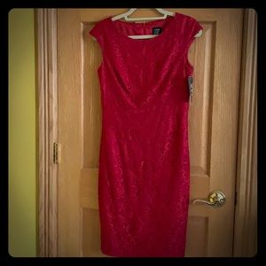 Red Lace Cocktail Dress